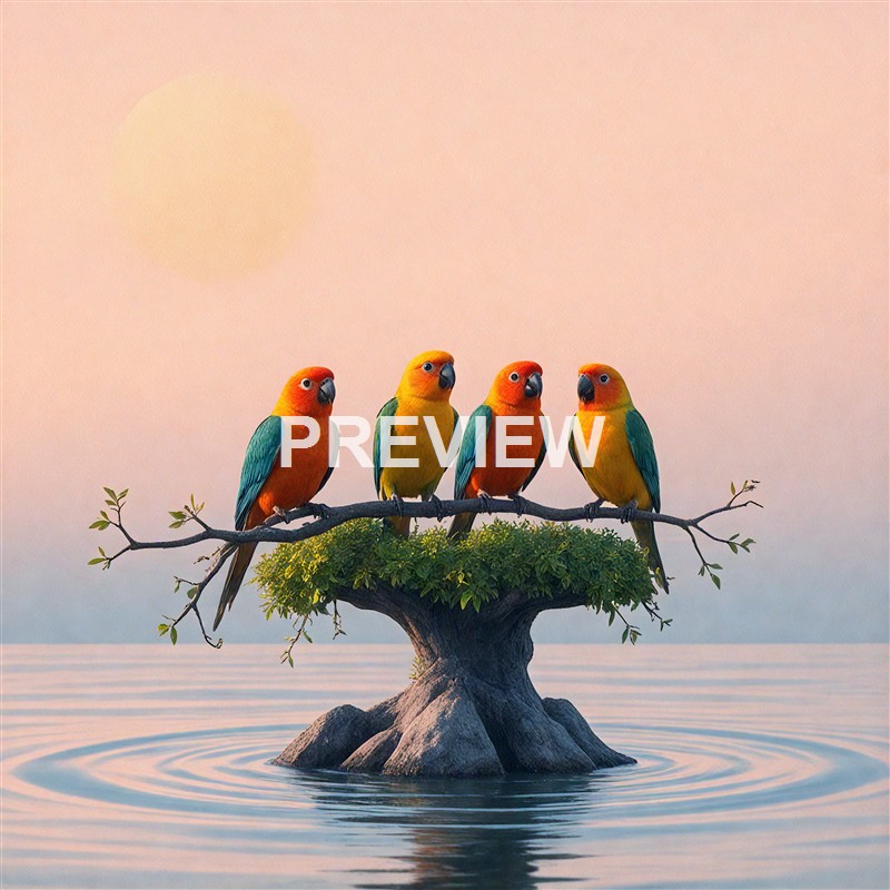 colorful-happy-slim-birds-setting-on-tree-in-island-d (1)_00002__result